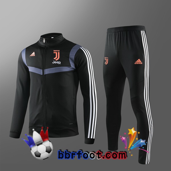 Survetement Foot Juventus Enfants Noir 19/20