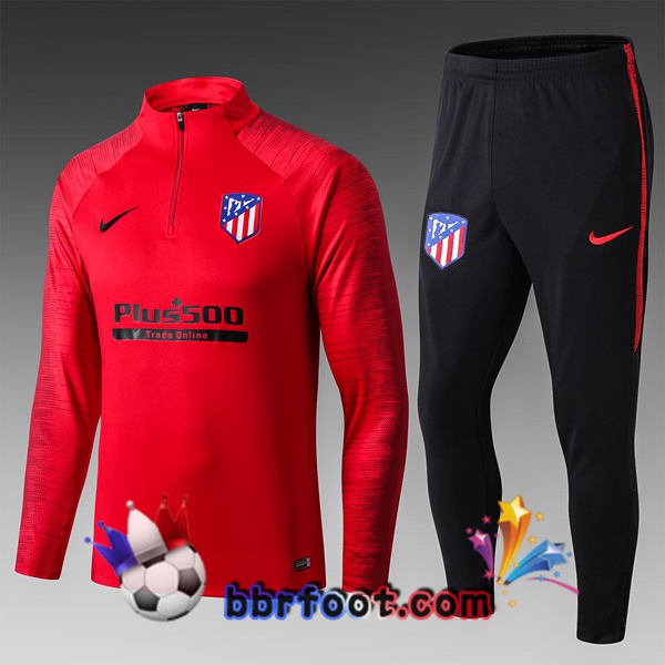 Survetement Foot Atletico Madrid Enfants Rouge 19/20