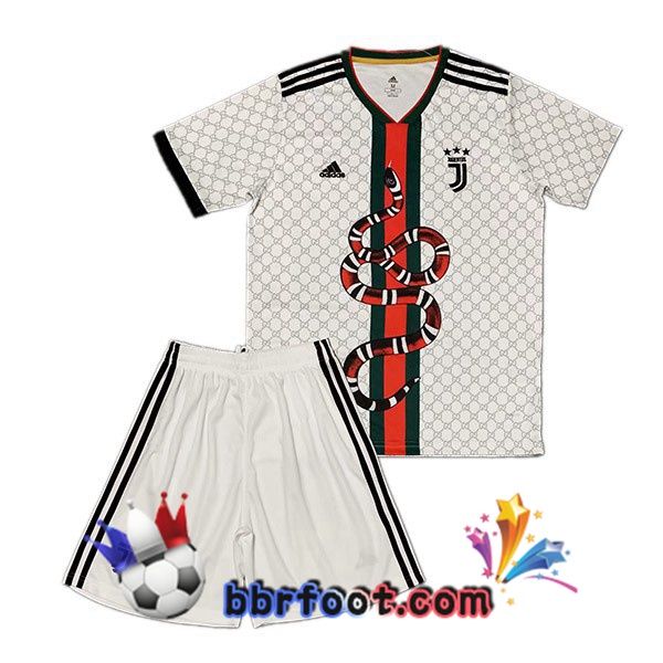 Ensemble Maillot Foot Juventus Python blanc 19/20