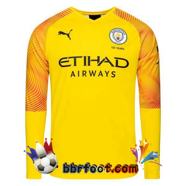 Maillot Foot Manchester City Third Manche longue 19/20