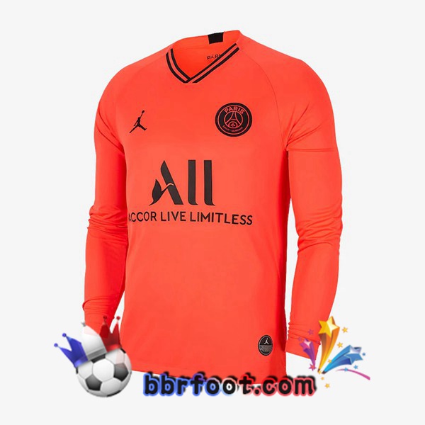 Maillot Foot Paris PSG Exterieur Manche longue 19/20