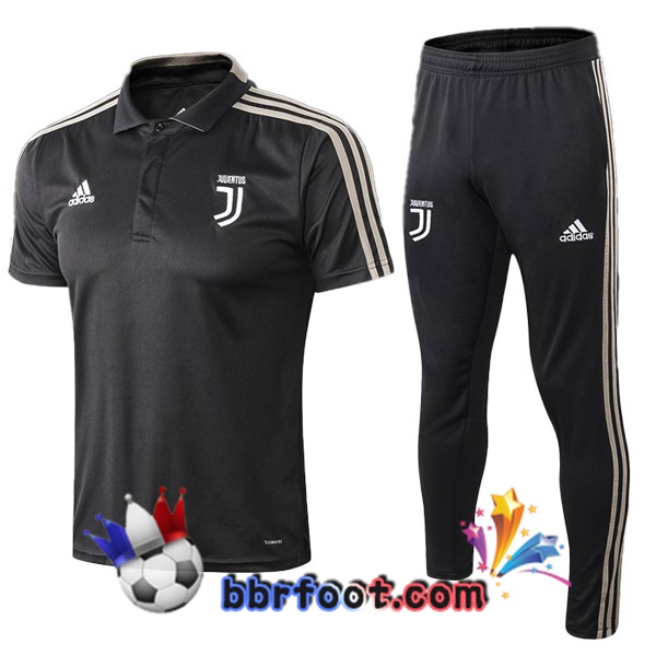 Polo Foot Juventus + Pantalon Noir 19/20
