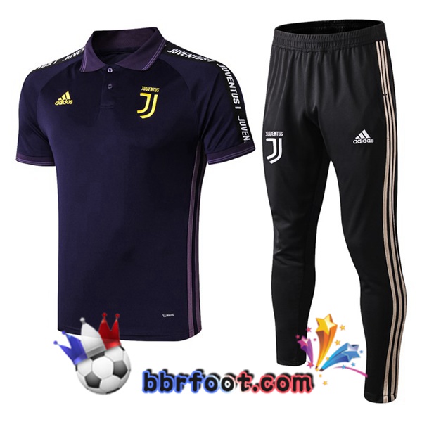 Polo Foot Juventus + Pantalon Pourpre 19/20