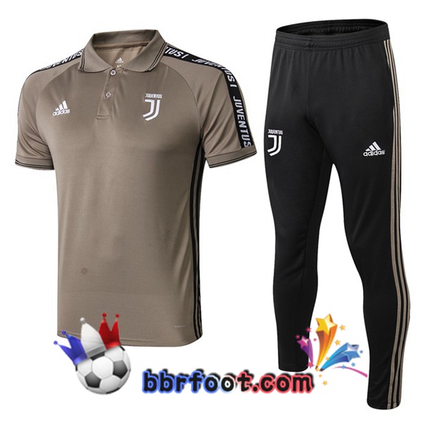 Polo Foot Juventus + Pantalon Jaune 19/20