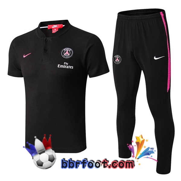 Polo Foot Paris PSG + Pantalon Noir 19/20