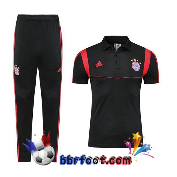 Polo Foot Bayern Munich + Pantalon Noir 19/20