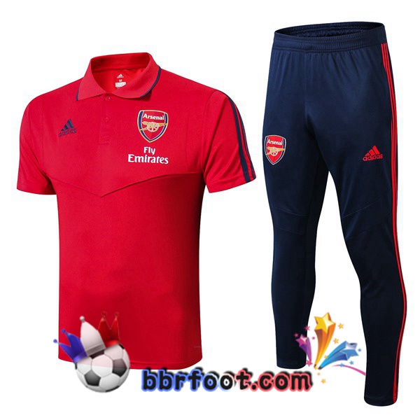 Polo Foot Arsenal + Pantalon Rouge 19/20 Polo Foot Arsenal + Pantalon Rouge 19/20