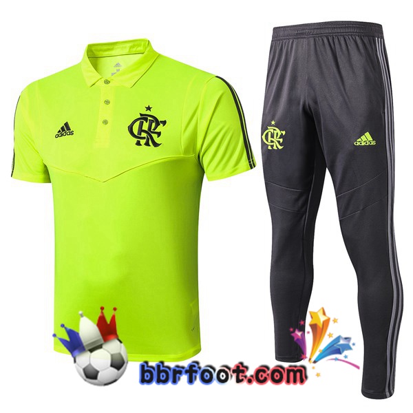 Polo Foot Flamengo + Pantalon Vert 19/20 Polo Foot Flamengo + Pantalon Vert 19/20