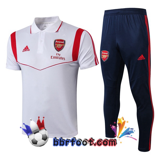 Polo Foot Arsenal + Pantalon Blanc 19/20