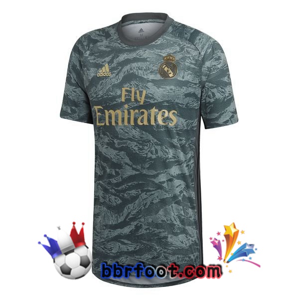 Maillot Foot Real Madrid Gardien de but Gris 19/20 Maillot Foot Real Madrid Gardien de but Gris 19/20