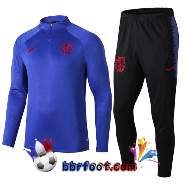 Survetement Foot FC Barcelone Bleu 19/20
