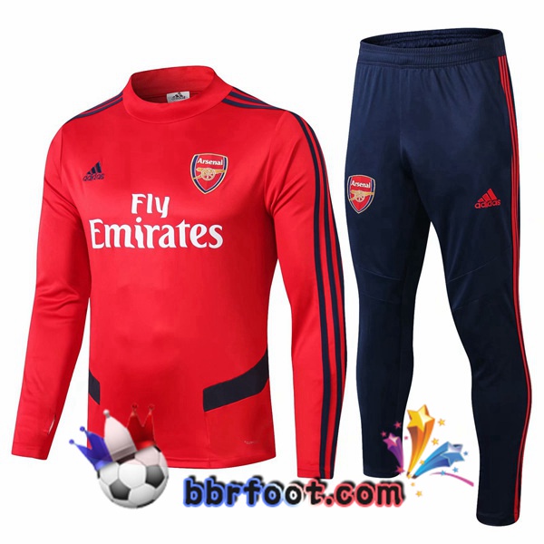 Survetement Foot Arsenal Rouge 19/20 Survetement Foot Arsenal Rouge 19/20
