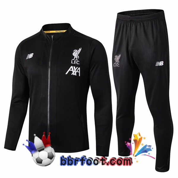 Veste Survetement Foot FC Liverpool Noir 19/20
