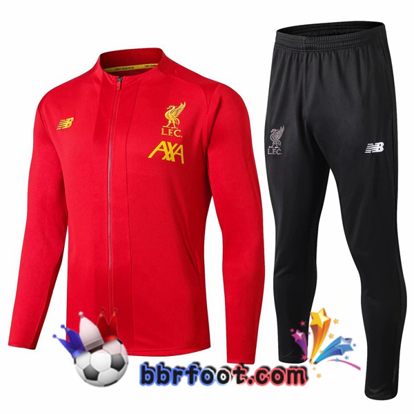 Veste Survetement Foot FC Liverpool Rouge 19/20