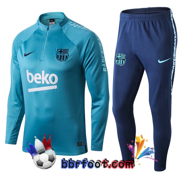 Survetement Foot FC Barcelone Bleu 19/20