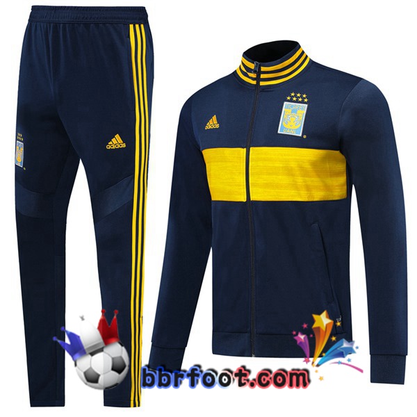 Veste Survetement Foot Tigres UANL Bleu Fonce 19/20