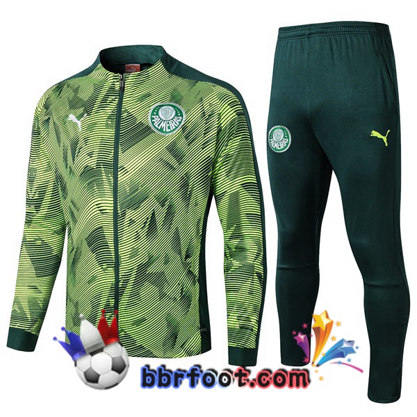 Veste Survetement Foot Palmeiras Vert 19/20