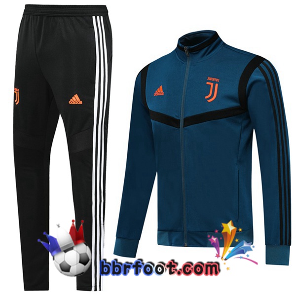 Veste Survetement Foot Juventus Bleu Fonce 19/20