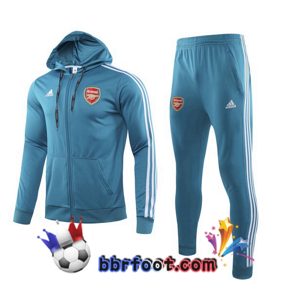 Survetement Foot Arsenal Bleu 19/20