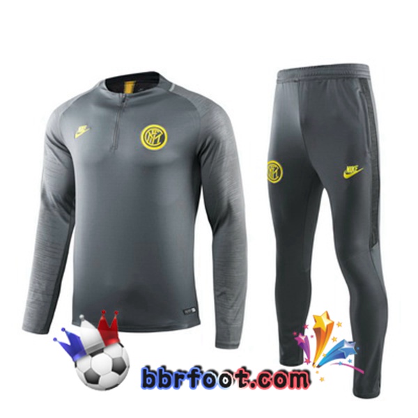 Survetement Foot Inter Milan Gris 19/20