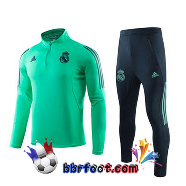Survetement Foot Real Madrid Vert 19/20