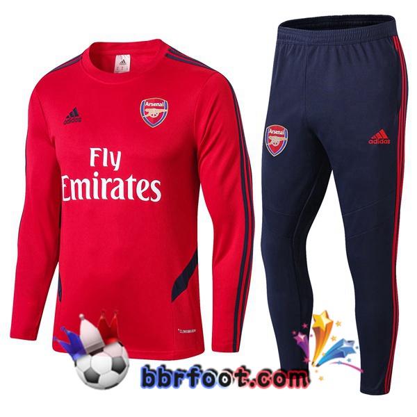 Survetement Foot Arsenal Rouge 19/20