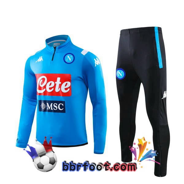 Survetement Foot SSC Naples Bleu 19/20
