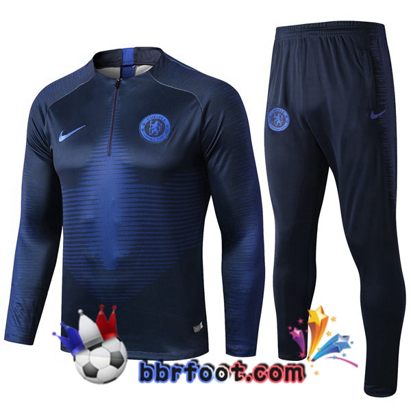 Survetement Foot FC Chelsea Bleu Saphir 19/20