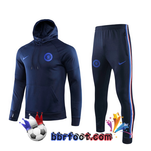Capuche Survetement Foot FC Chelsea Noir 19/20