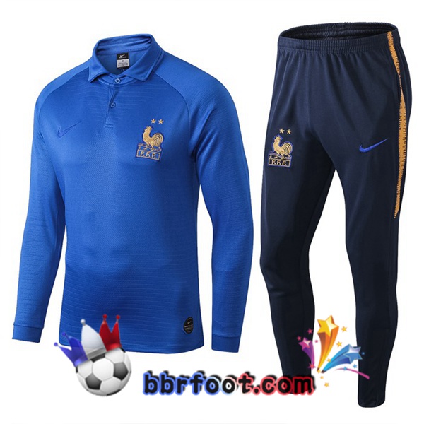Survetement Foot France 100Eme Anniversaire Bleu