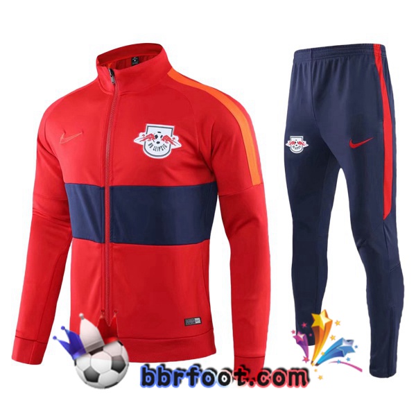 Veste Survetement Foot RB Leipzig Rouge 19/20