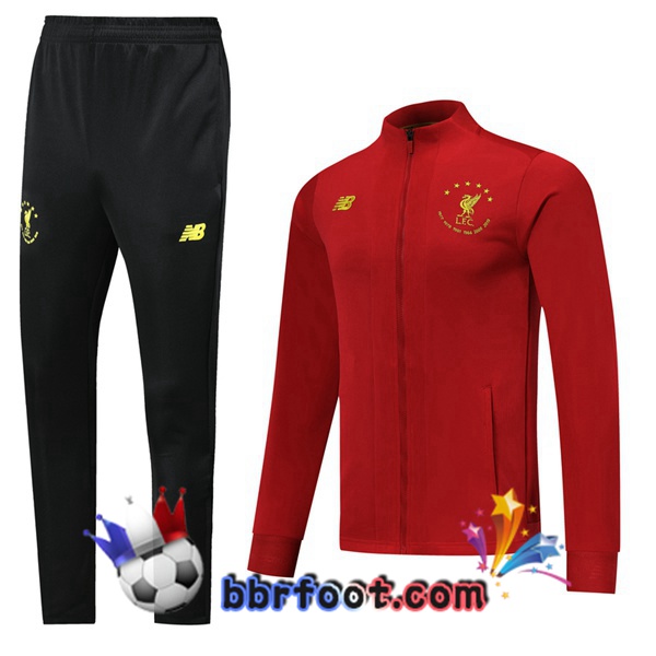 Veste Survetement Foot FC Liverpool Rouge Edition Commémorative 19/20