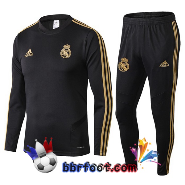 Survetement Foot Real Madrid Noir 19/20
