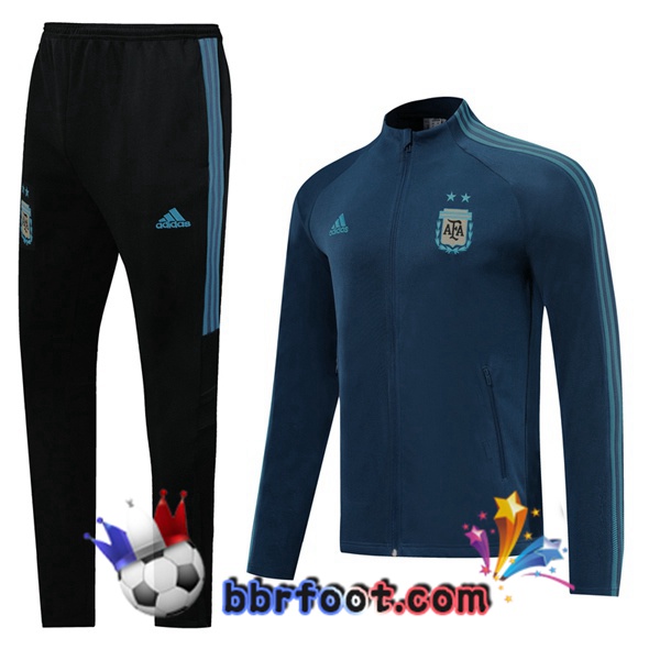 Veste Survetement Foot Argentine Bleu Royal 20/21