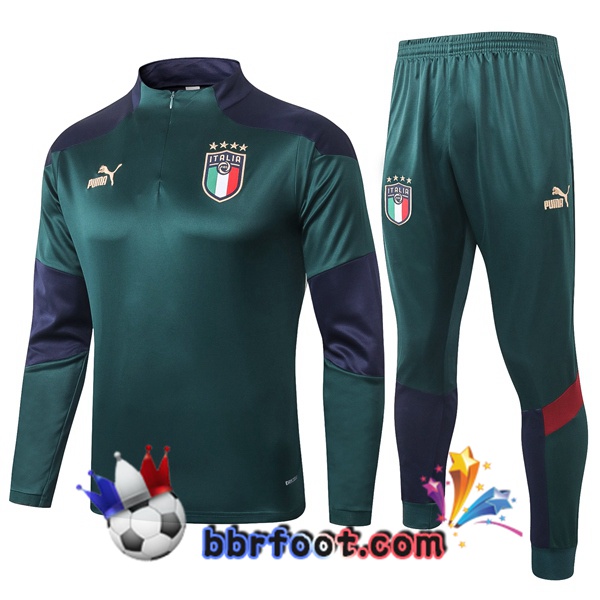 Survetement Foot Italie Vert 20/21