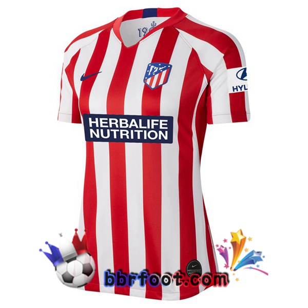Maillot Foot Atletico Madrid Femme Domicile 19/20
