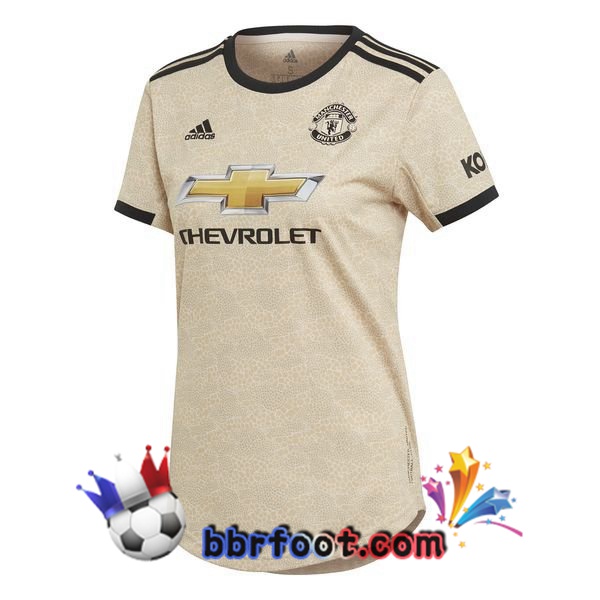 Maillot Foot Manchester United Femme Exterieur 19/20