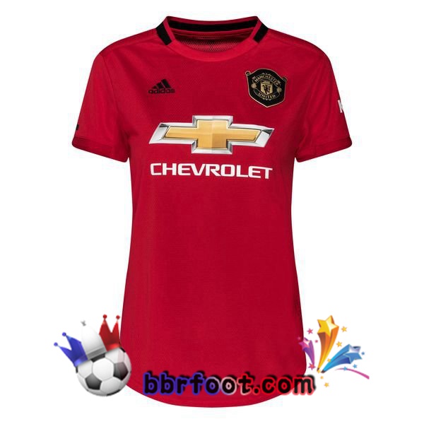 Maillot Foot Manchester United Femme Domicile 19/20
