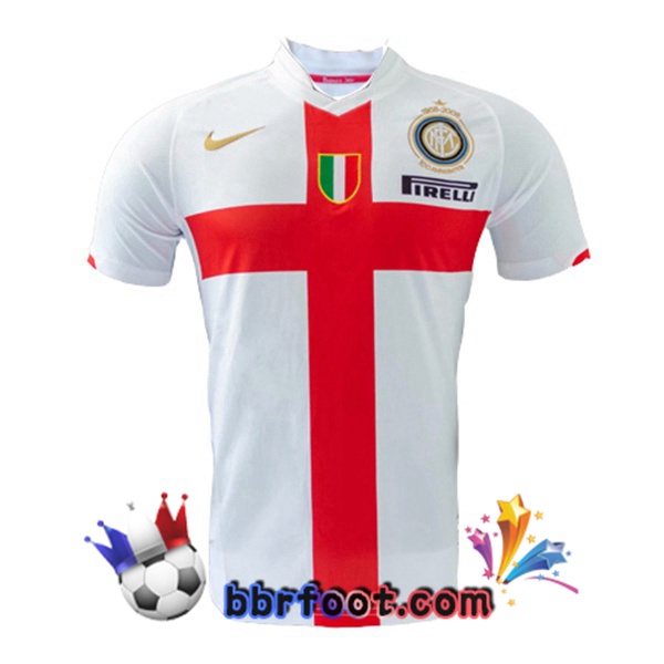 Maillots Retro Foot Vintage Inter Milan Exterieur 2007 2008