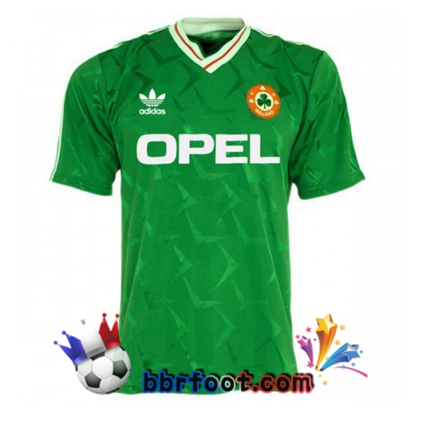 Maillots Retro Foot Vintage Irlande Domicile 1990