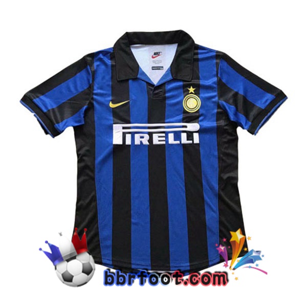 Maillots Retro Foot Vintage Inter Milan Domicile 1998 1999