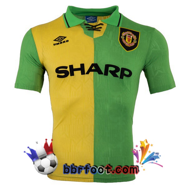 Maillots Retro Foot Vintage Manchester United Third 1992 1994