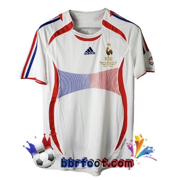 Maillots Retro Foot Vintage France Exterieur 2006