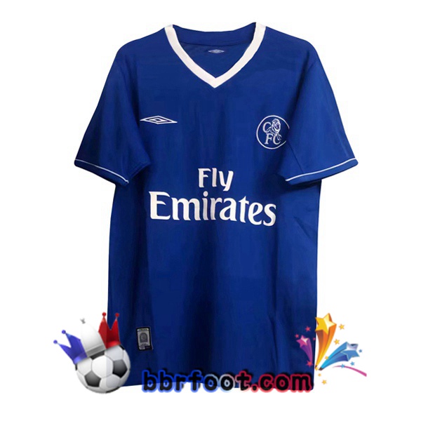 Maillots Retro Foot Vintage FC Chelsea Domicile 2003 2005