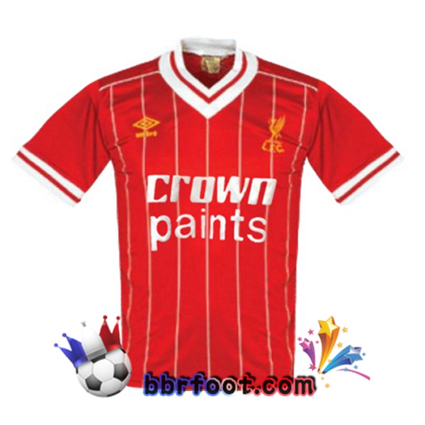 1983-1984 FC Liverpool Domicile Retro Maillot de Foot Rouge