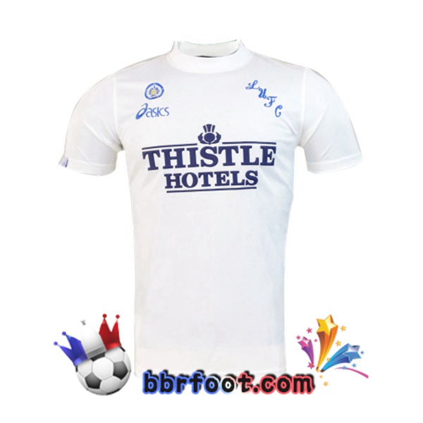 1995-1996 Leeds United Domicile Retro Maillot de Foot Blanc