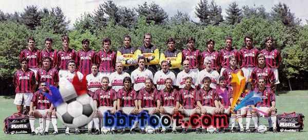 1992-1994 AC Milan Domicile Retro Maillot de Foot Rouge
