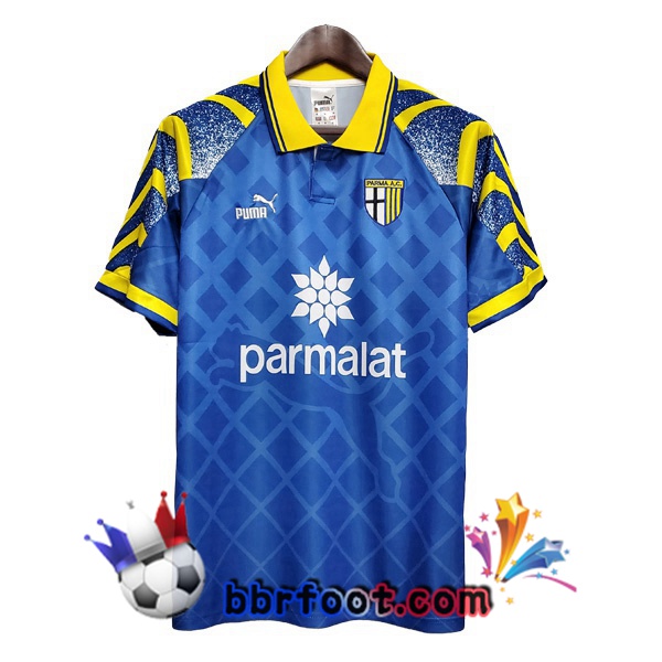 2002-2003 Parma Calcio Exterieur Retro Maillot de Foot Bleu