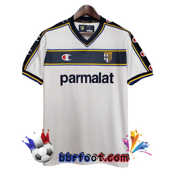 1995-1997 Parma Calcio Exterieur Retro Maillot de Foot Blanc
