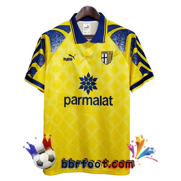 1995-1997 Parma Calcio Third Retro Maillot de Foot Jaune